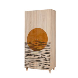 Hanah Home Lidya 2 -974 Armario en Color Sonomo